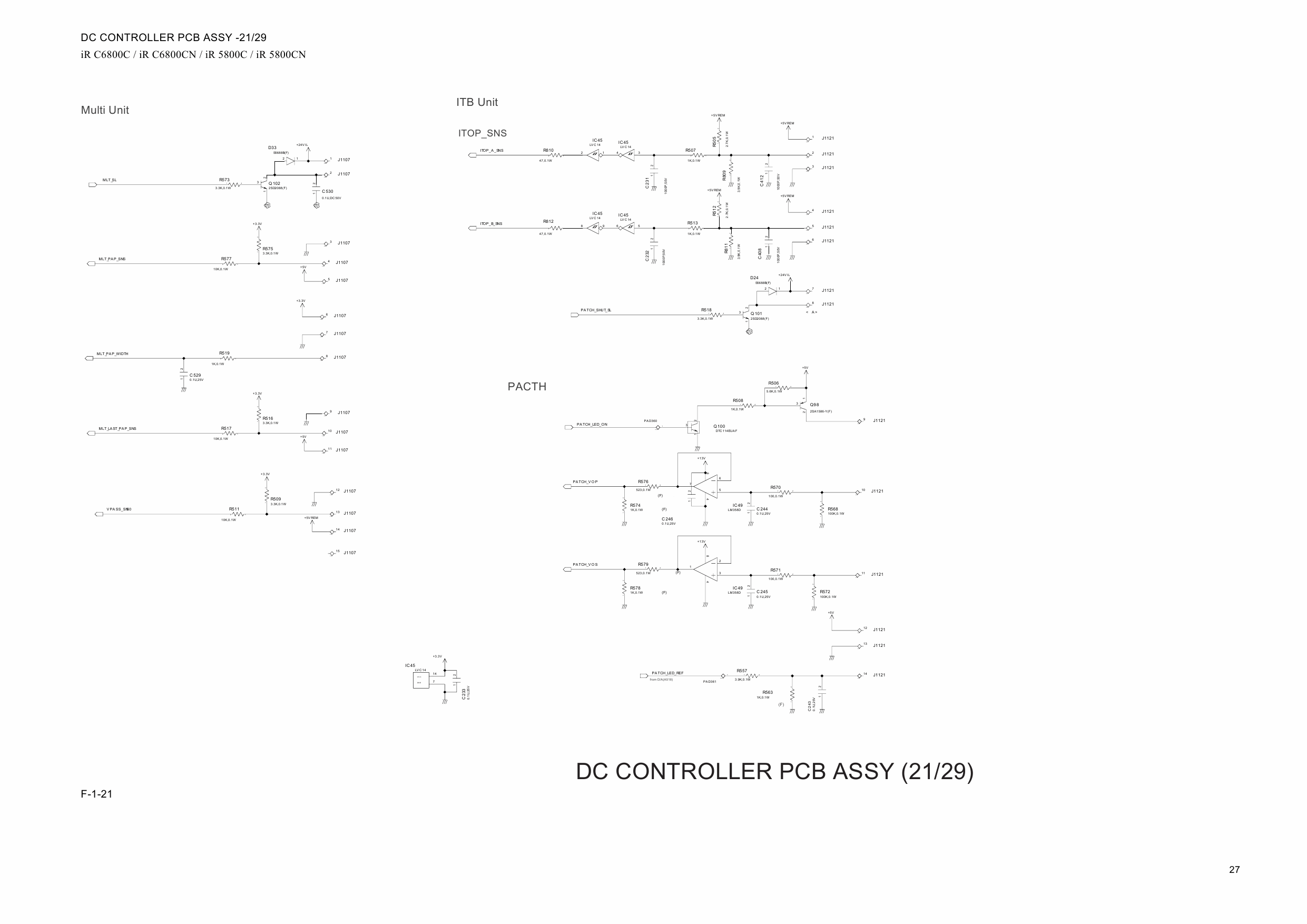 Canon imageRUNNER-iR C6800 C5800 C CN Circuit Diagram-3